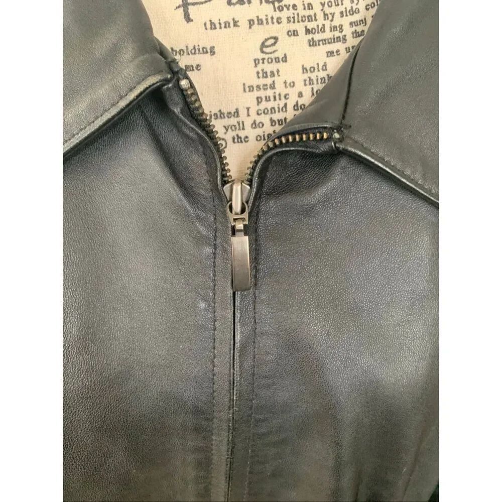 Style & Co Leather Jacket - Picture 8 of 14